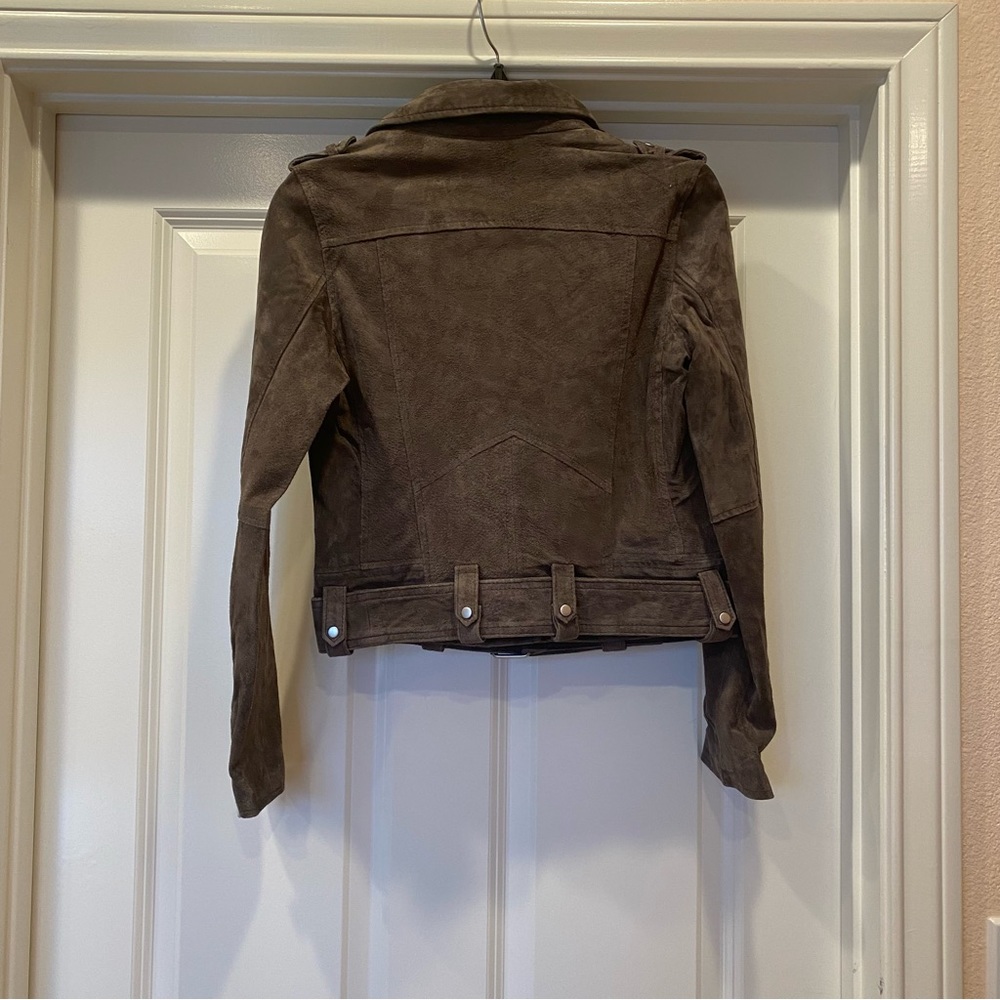 NWT [BLANKNYC] Cropped Suede Leather Motorcycle Jackets - Picture 12 of 16